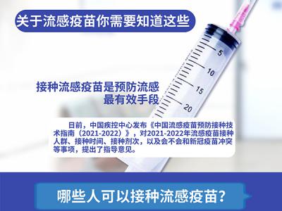哪些人最推薦打？與新冠疫苗沖突嗎？關于流感疫苗你需要知道這些