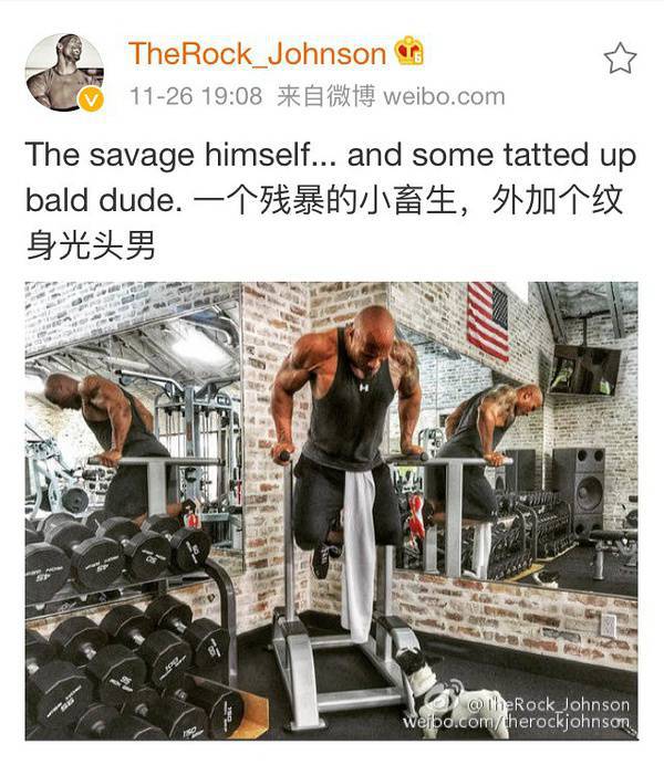 大塊頭有大智慧 巨石強(qiáng)森的健身歷程