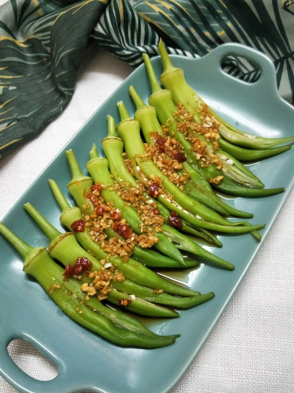 蒜香涼拌秋葵的做法-咸鮮味拌菜譜-易網健康養生網 蒜香涼拌秋葵的做法-咸鮮味拌菜譜