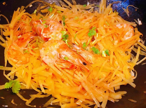 海蝦炒土豆絲的做法-咸鮮味炒菜譜-易網(wǎng)健康養(yǎng)生網(wǎng) 海蝦炒土豆絲的做法-咸鮮味炒菜譜