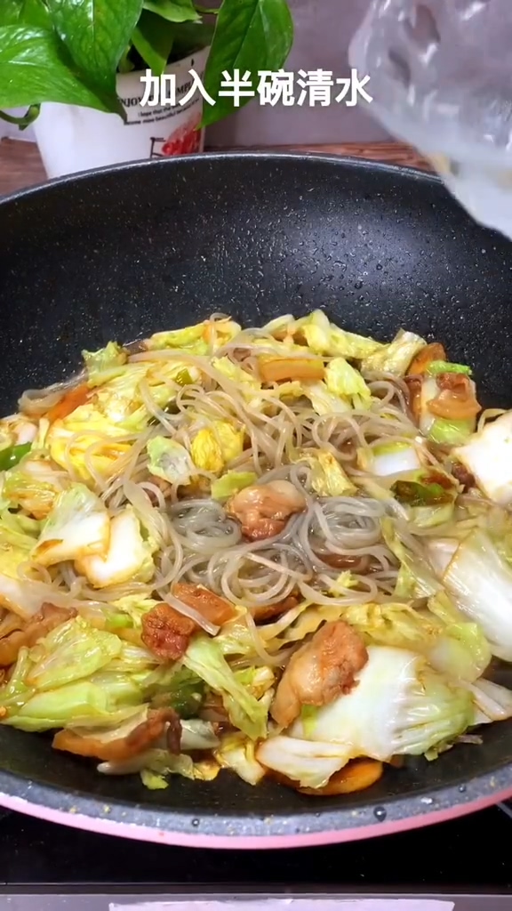 大白菜燉粉條的做法-咸鮮味燉菜譜