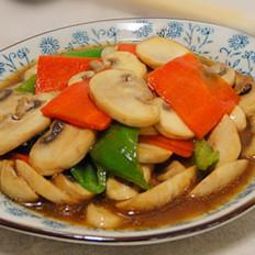 鮑汁炒蘑菇的做法-家常味炒菜譜