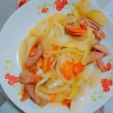 洋蔥胡蘿卜的做法-家常味炒菜譜