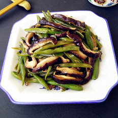 香菇豆角絲的做法-家常味炒菜譜
