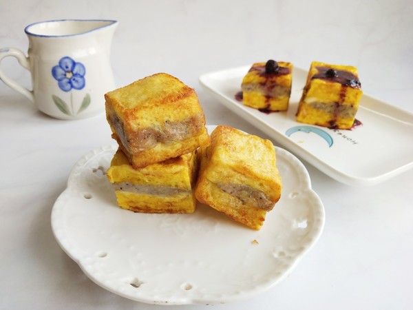 藍(lán)莓山藥西多士的做法-果味煎菜譜-易網(wǎng)健康養(yǎng)生網(wǎng) 藍(lán)莓山藥西多士的做法-果味煎菜譜