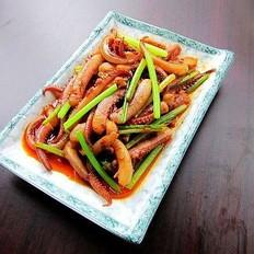 香辣魷魚須的做法-香辣味炒菜譜