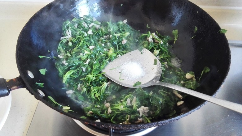 薺菜炒肉絲的做法-咸鮮味炒菜譜