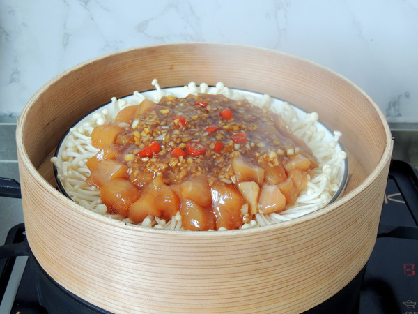 蒜蓉金針菇蒸雞胸肉的做法-家常味蒸菜譜-易網健康養生網 蒜蓉金針菇蒸雞胸肉的做法-家常味蒸菜譜