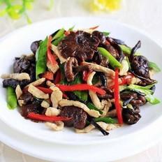 榛蘑炒肉的做法-家常味炒菜譜