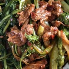 牛肉鍋，辣味牛肉，扒拉鍋的做法-家常味炒菜譜
