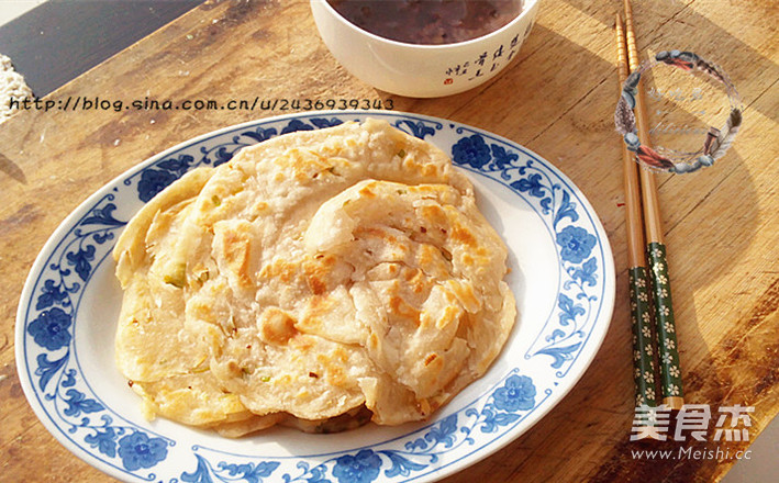 低粉版蔥抓餅的做法-家常味烙菜譜-易網健康養生網 低粉版蔥抓餅的做法-家常味烙菜譜