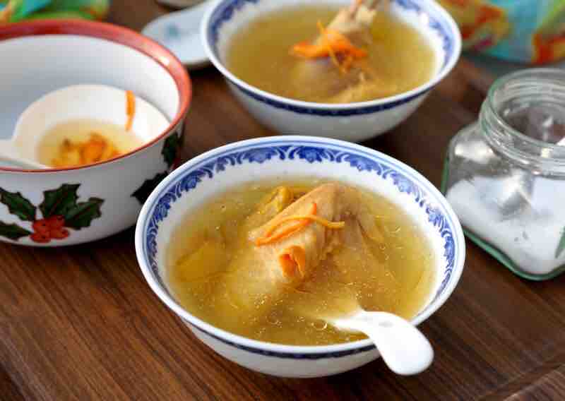 蟲草菇雞湯的做法-咸鮮味煮菜譜