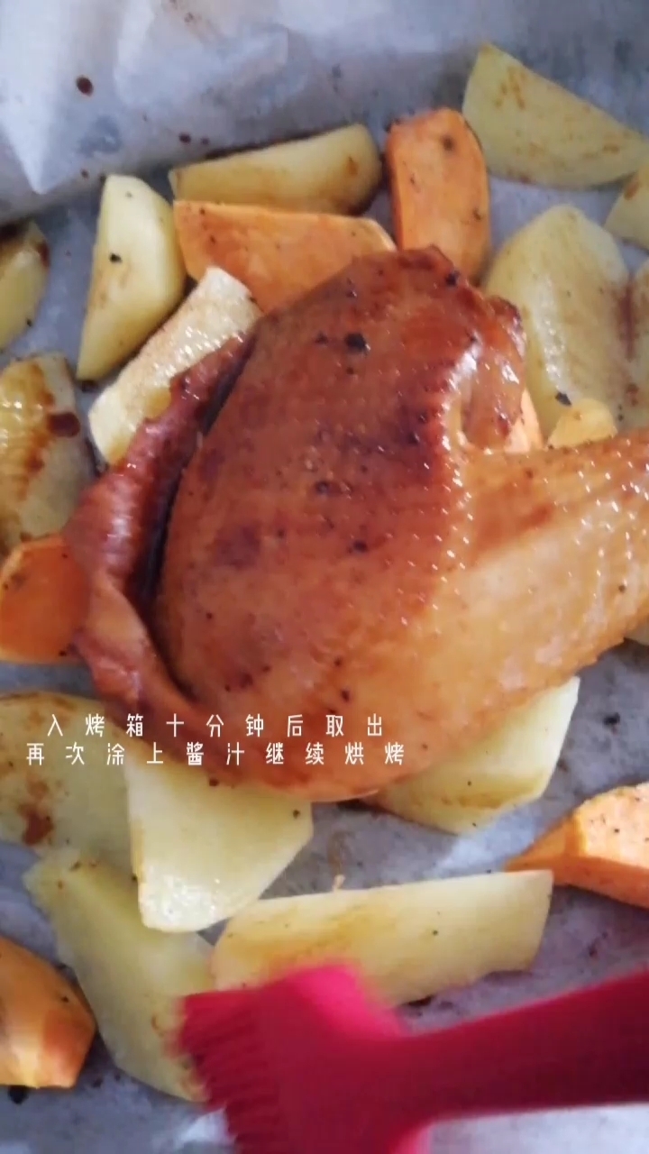 快手烤箱菜集合之烤脆皮雞腿(含薯塊)的做法-家常味烤菜譜-易網健康養生網 快手烤箱菜集合之烤脆皮雞腿(含薯塊)的做法-家常味烤菜譜