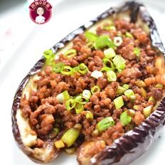 烤肉末茄子的做法-咸鮮味烤菜譜