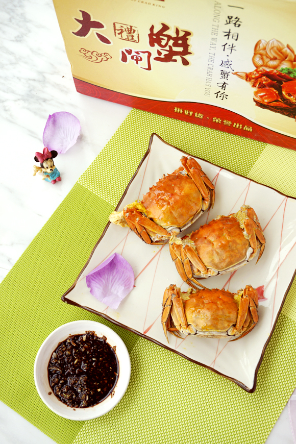 #最美不過(guò)中秋味#清蒸大閘蟹的做法-咸鮮味蒸菜譜