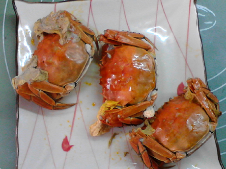 #最美不過(guò)中秋味#清蒸大閘蟹的做法-咸鮮味蒸菜譜