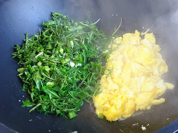 婆婆丁炒雞蛋的做法-咸鮮味炒菜譜