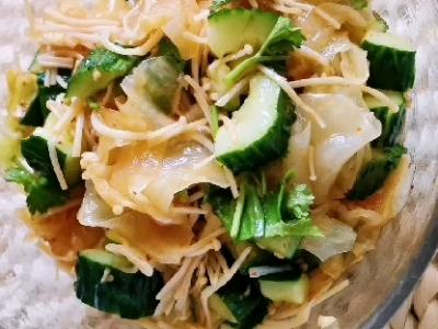 低脂低卡營養成分美味的什錦大拌菜的作法-酸辣味拌食譜