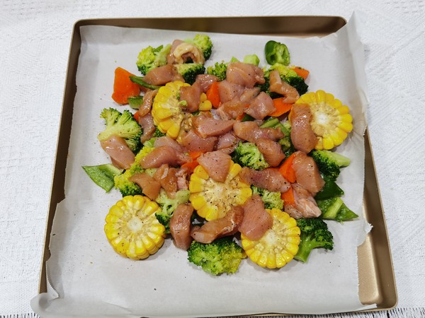 西藍花玉米烤雞胸肉的做法-咸鮮味烤菜譜-易網健康養生網 西藍花玉米烤雞胸肉的做法-咸鮮味烤菜譜
