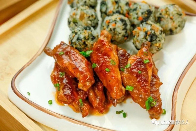 蜜汁雞翅飯【寶寶輔食】的做法-咸鮮味煎菜譜-易網健康養生網 蜜汁雞翅飯【寶寶輔食】的做法-咸鮮味煎菜譜