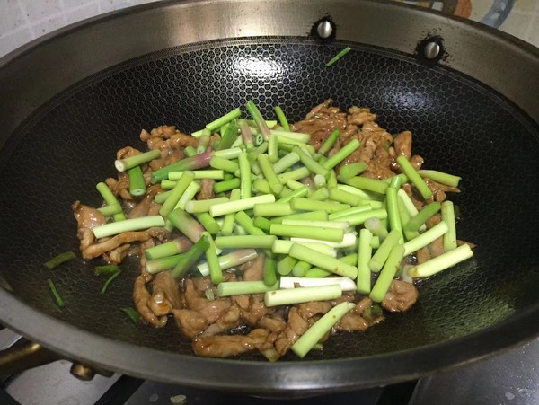 蒜苔炒肉絲的做法-咸鮮味炒菜譜